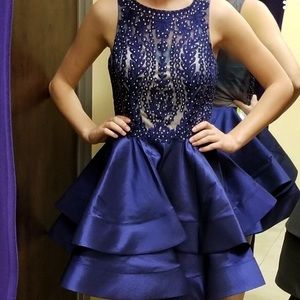 Blue dress